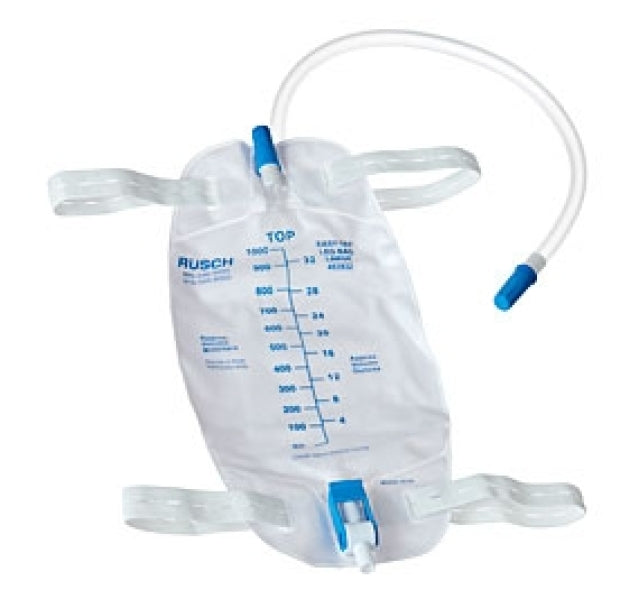 Sac de drainage anti-reflux Rusch avec tube d'extension