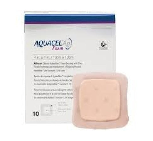 Aquacel AG Foam Adhesive Dressing