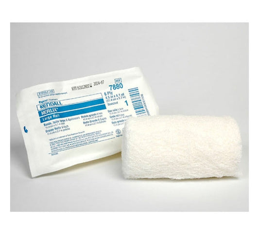 Rouleau de bandage en gaze de coton Kerlix