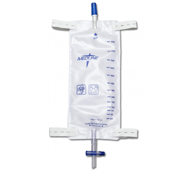 Robinet coulissant pour sac de jambe Medline