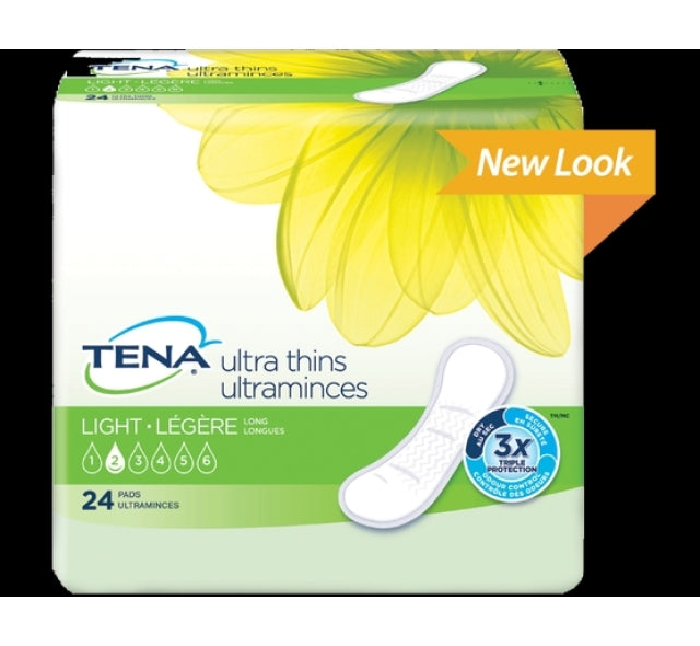 TENA Intimates Serviettes longues ultra fines et légères