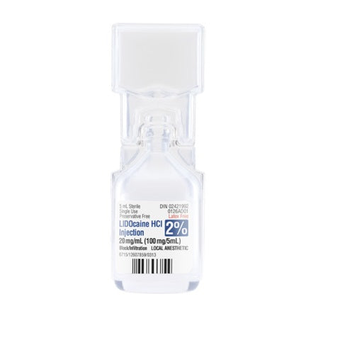 Lidocaïne HCL injectable (2 %)