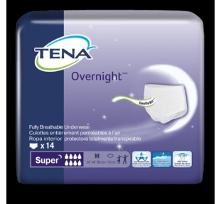 TENA Super Adult Briefs, Heavy Absorbency - Large (Case of 56)