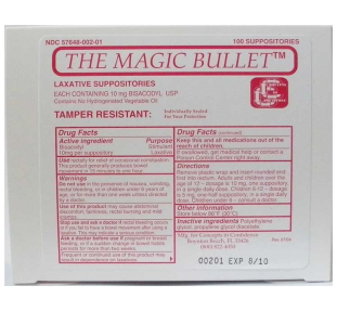 Magic Bullet Suppositories