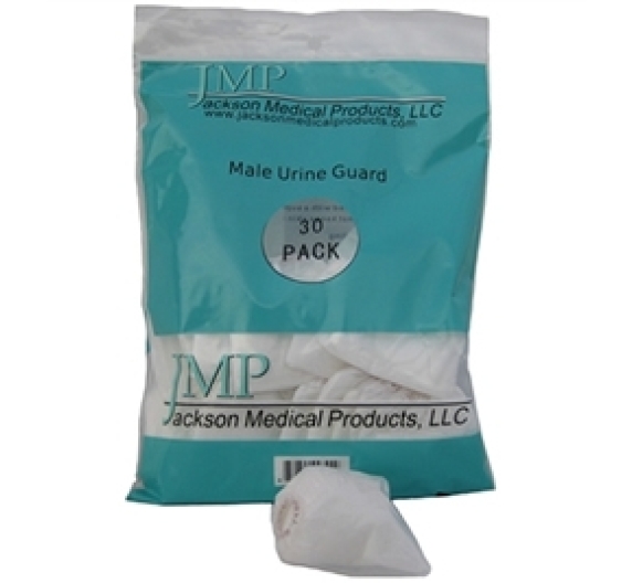 Male Urine Guard, JMP Incontinence Pouch, Bag of 30